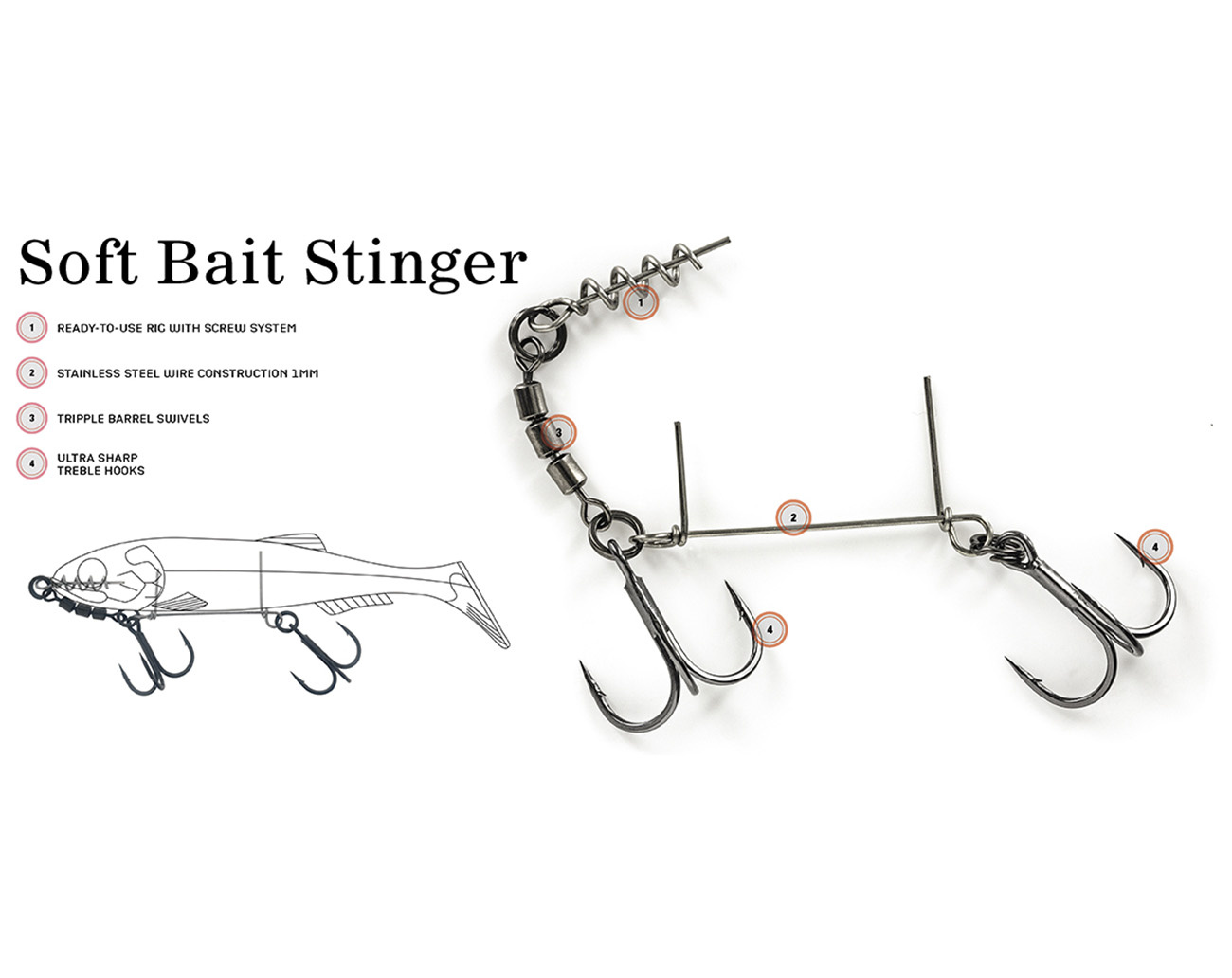 Molix Soft Bait Stinger